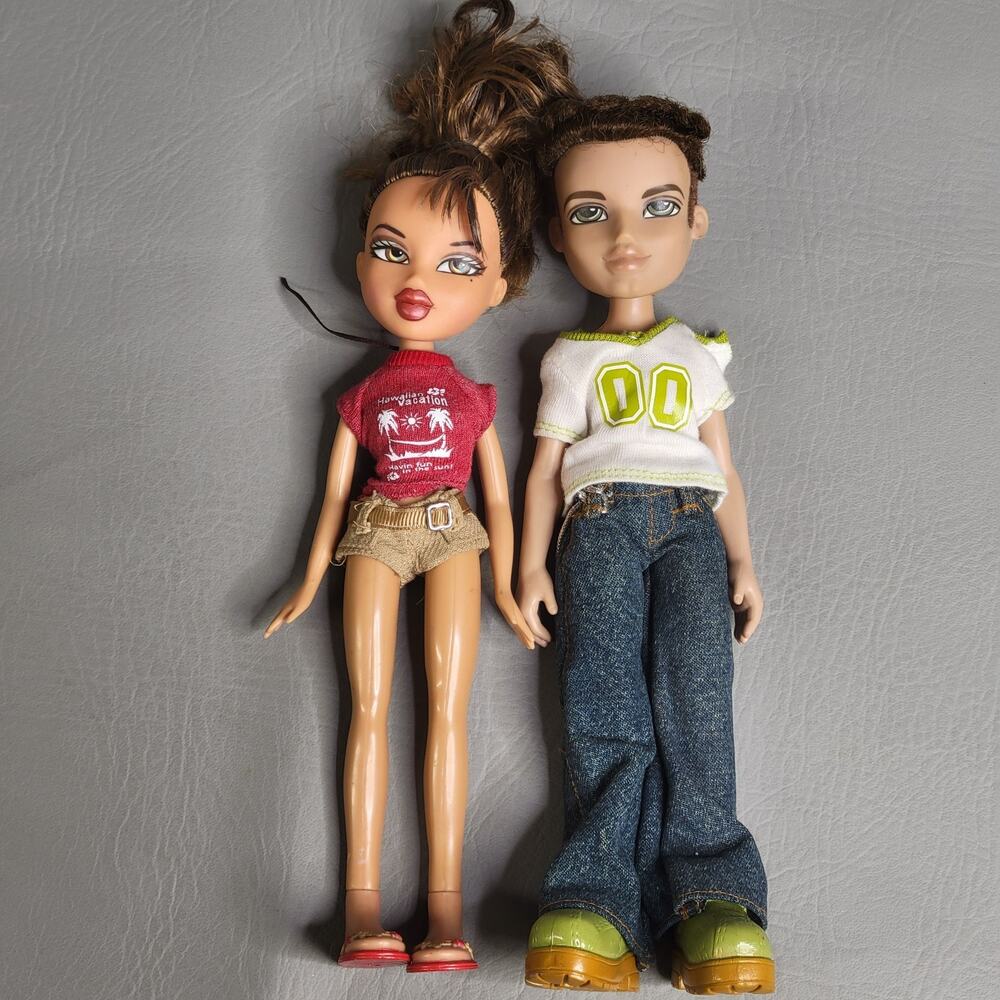 Vtg Bratz Doll MGA Entertainment Sun Kissed Summer Yasmin Boyz Dylan Funk Out